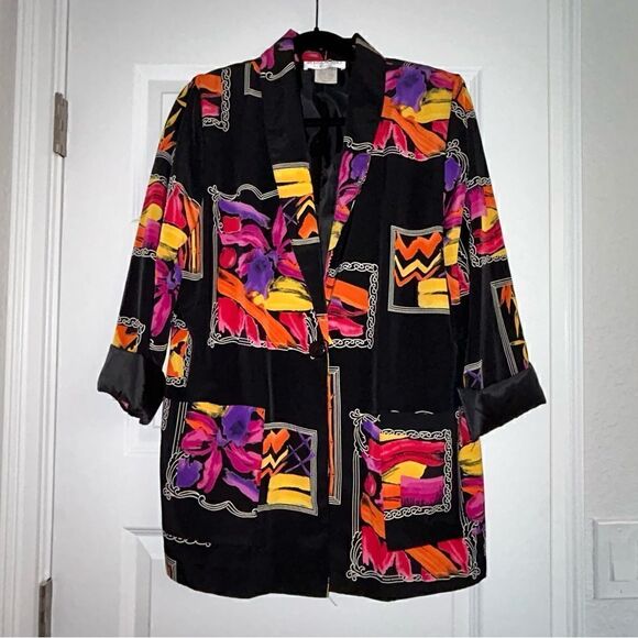 Vintage Brownstone Studio One Button Blazer Jacket - Picture 1 of 8